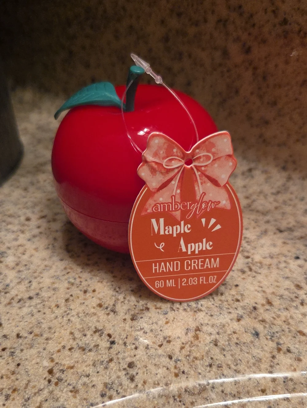 Amberglow Maple Apple Hand Cream - Red Apple Jar